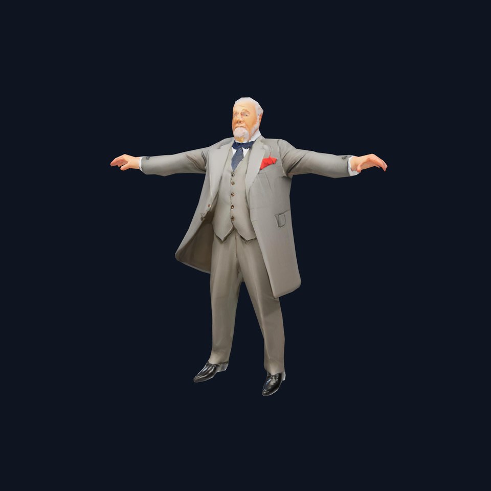 Classic Gray Suit model pack